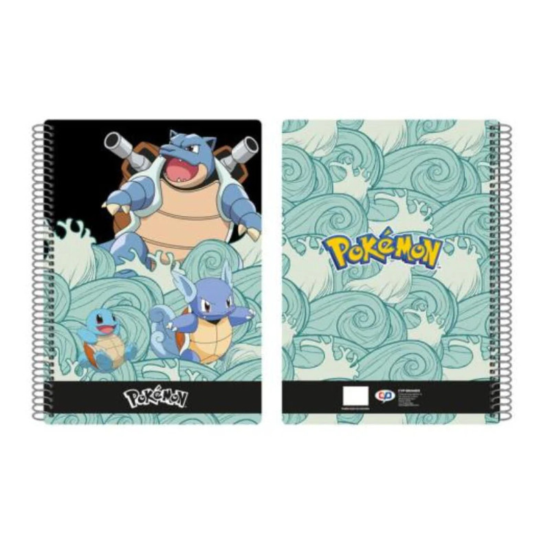 Pokémon A4 Spiral Notebook - Squirtle - دفتر